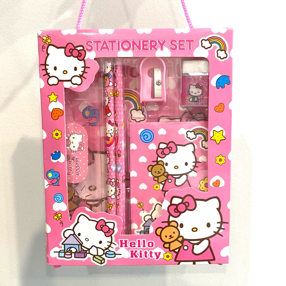 Hello Kitty Pink Stationery Set